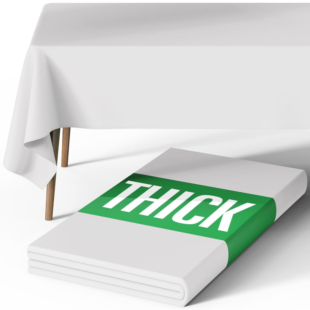 Pureegg Rectangle Table Cloth 60" x 84" – Durable Polyester Tablecloth Offers Reusable & Washable Protection, Ideal for Outdoor Party, Picnic, Wedding, Banquet and Birthday, 1 Pack, Black