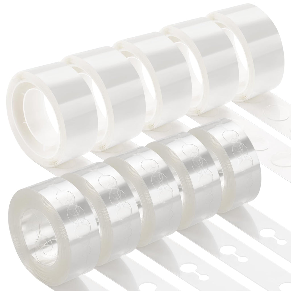 KICNIC Balloon Arch Strip Kit for Garland, 32.8 Feet Balloon Tape Strips and 200 Glue Point Dot Stickers for Party Wedding Birthday Baby Shower Graduation Decorations