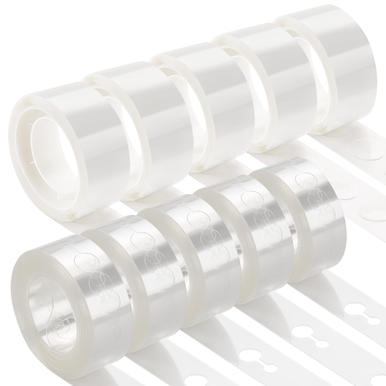 KICNIC Balloon Arch Strip Kit for Garland, 32.8 Feet Balloon Tape Strips and 200 Glue Point Dot Stickers for Party Wedding Birthday Baby Shower Graduation Decorations