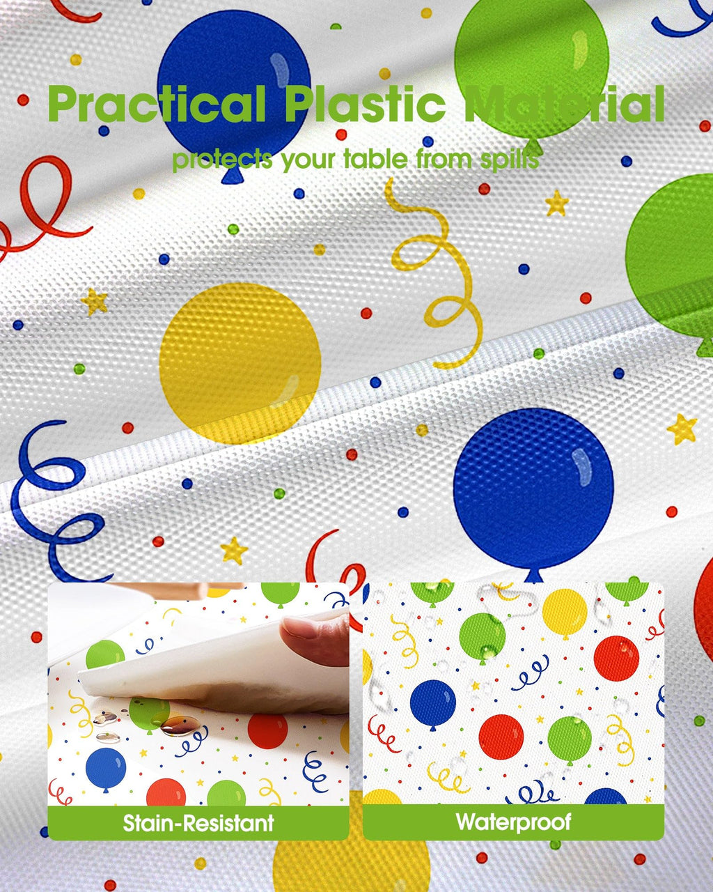 Pureegg Plastic Table Cloth 10 Pack, 54 x 108 Inch Disposable Table Cloths for Party, Picnic and Wedding, Rectangle, White