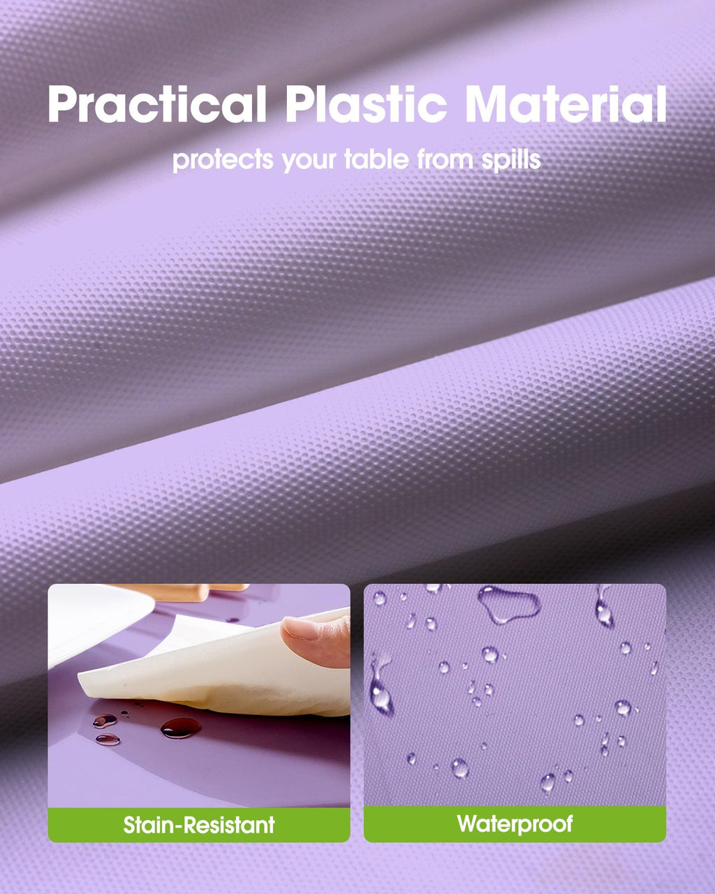 Pureegg Plastic Table Cloth 10 Pack, 54 x 108 Inch Disposable Table Cloths for Party, Picnic and Wedding, Rectangle, White